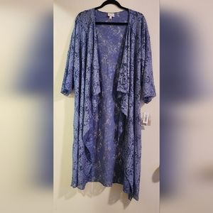 Lularoe Shirley lace Kimono Large NWT